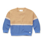 Sproet & Sprout Kinder Strickpullover Colourblock Sand bei Yay Kids