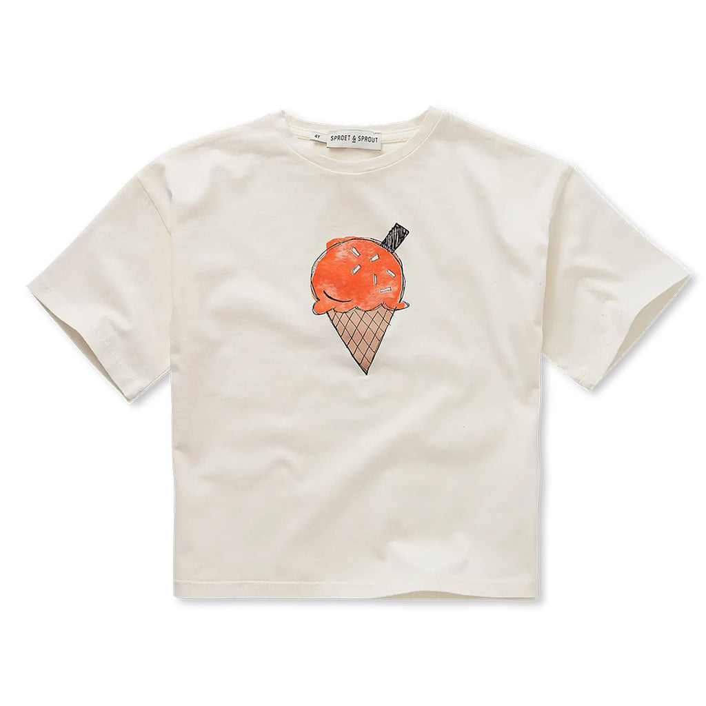 Sproet & Sprout T-Shirt Ice Cream off white bei Yay Kids