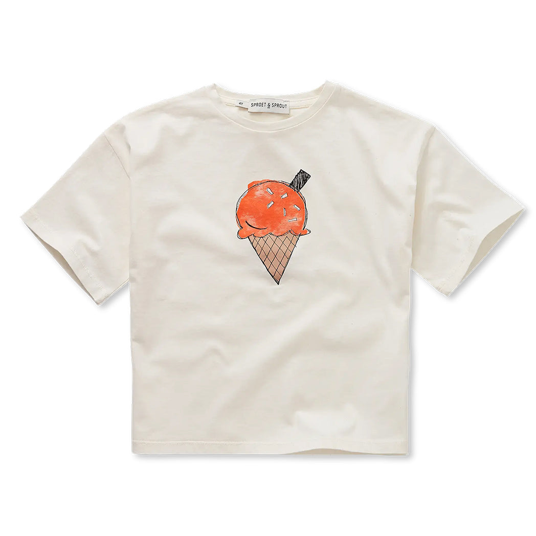 Sproet & Sprout T-Shirt Ice Cream off white bei Yay Kids