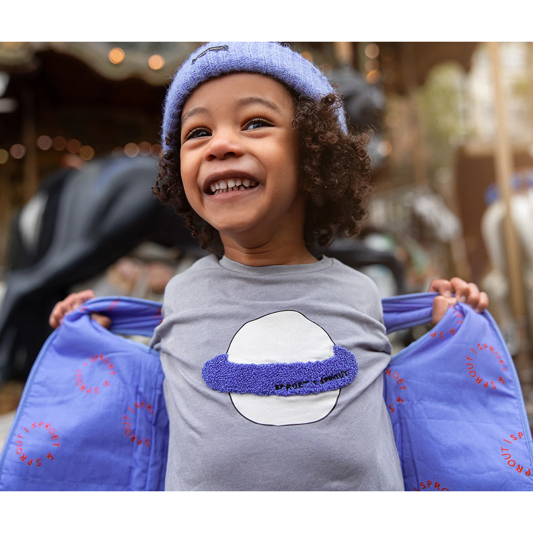 Sproet & Sprout Kinder Langarm T-Shirt Saturn Stone grey bei Yay Kids