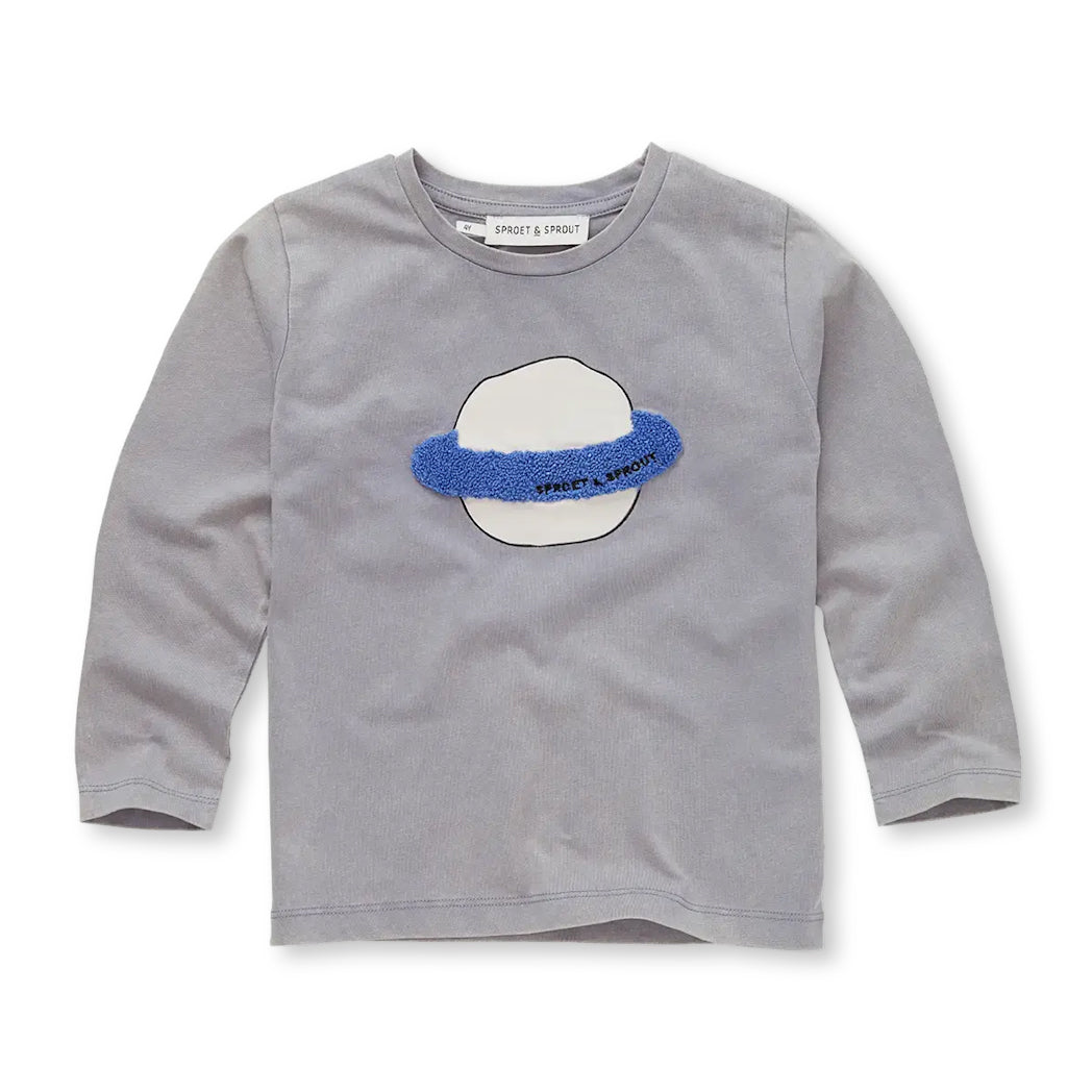 Sproet & Sprout Kinder Langarm T-Shirt Saturn Stone grey bei Yay Kids