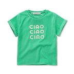 Sproet & Sprout Frottee T-Shirt Ciao Jade green bei Yay Kids
