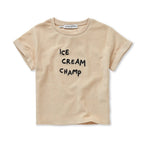 Sproet & Sprout Frottee T-Shirt Ice Cream Champ Sesame bei Yay Kids