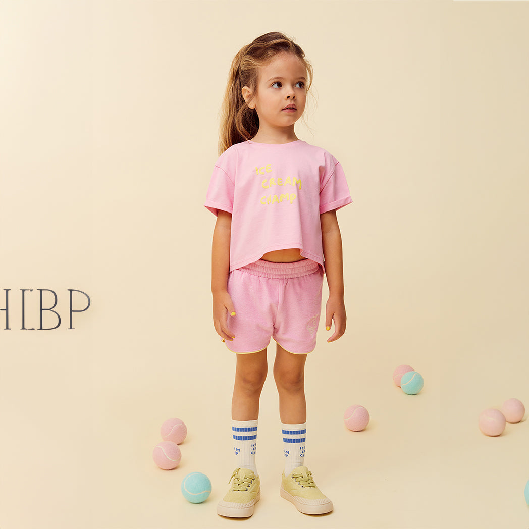 Sproet & Sprout Frottee Sport Shorts Pink podium pink bei Yay Kids