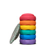 Stapelstein Blush Special Rainbow Set Classic (6 + Board) bei Yay Kids