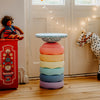 Stapelstein® Blush Special Rainbow Set Pastel (6 + Board) bei Yay Kids