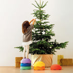 Stapelstein Rainbow Classic Set (6 Stück) bei Yay Kids