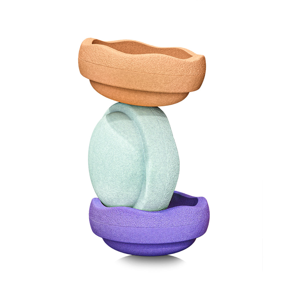 Stapelstein Pastel  Secondary (3 Stück) bei Yay Kids