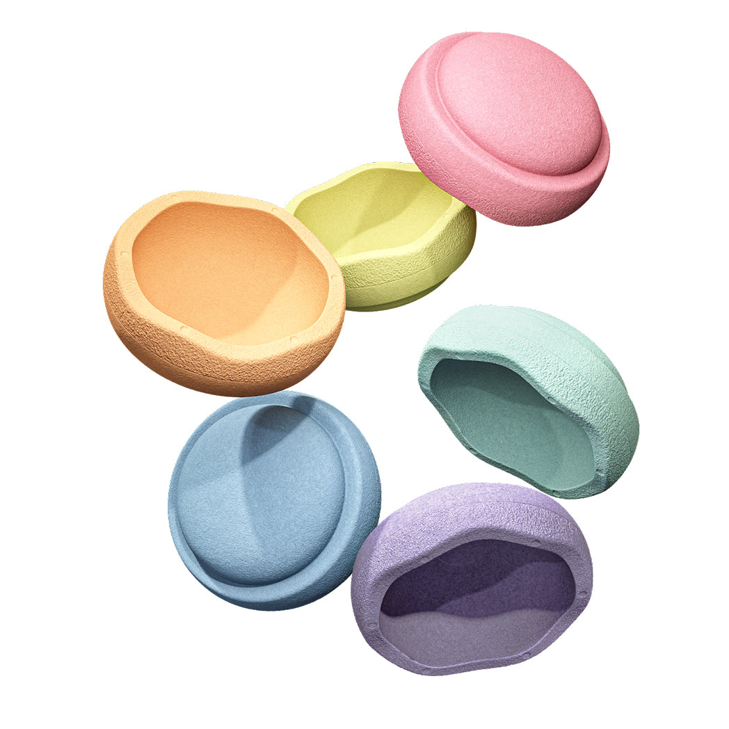 Stapelstein Rainbow Pastell (6 Stück) bei Yay Kids