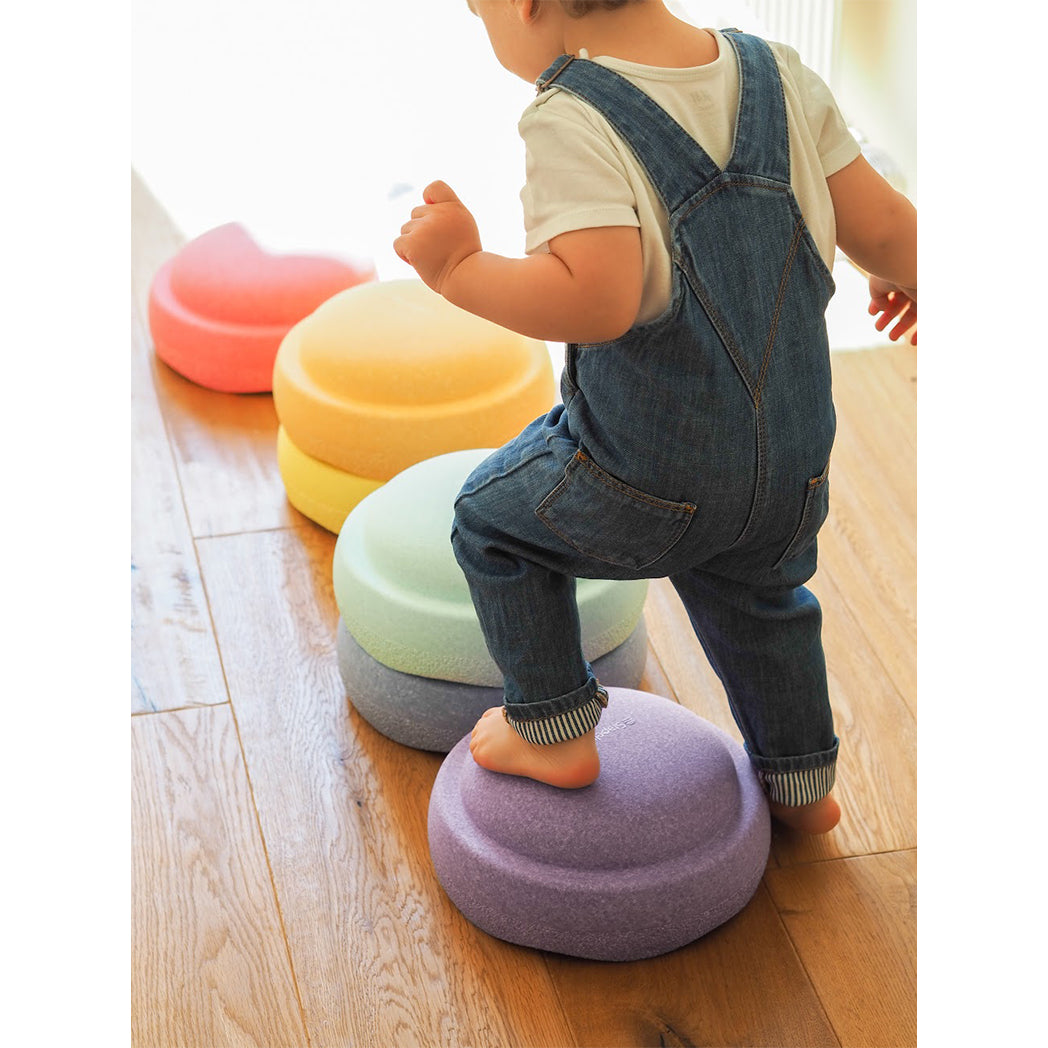 Stapelstein Rainbow Pastell (6 Stück) bei Yay Kids