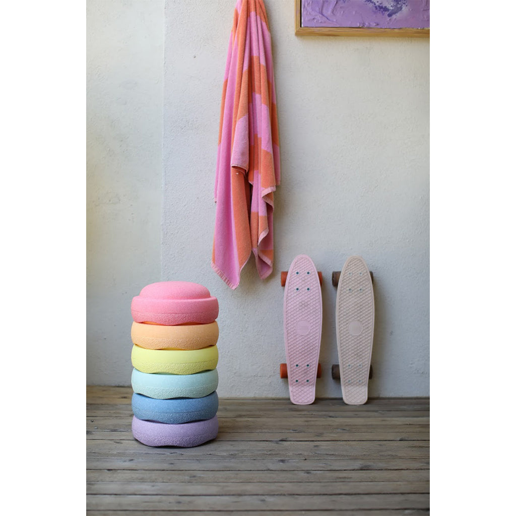 Stapelstein Rainbow Pastell (6 Stück) bei Yay Kids