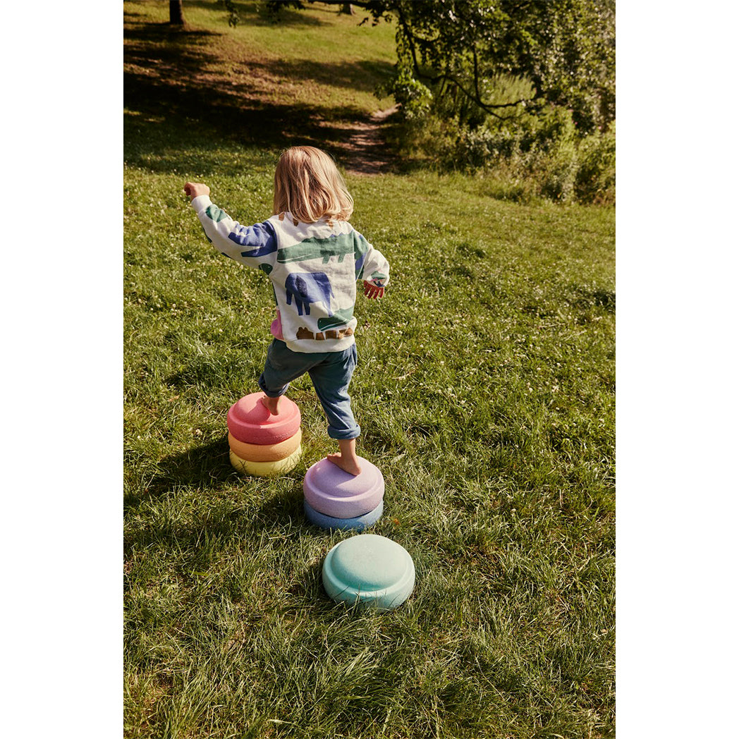 Stapelstein Rainbow Pastell (6 Stück) bei Yay Kids