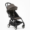 STOKKE YOYO³ Kinderwagen 6+ Set Leopard mit Rahmen Schwarz bei Yay Kids