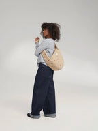 Umhängetasche "Cross Body Bag" Teddy Ecru Heart