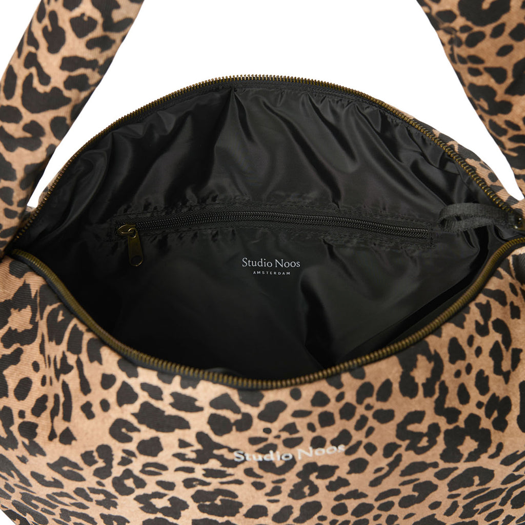 Studio Noos Cross Body Bag Soft Cotton Brown Leopard bei Yay Kids