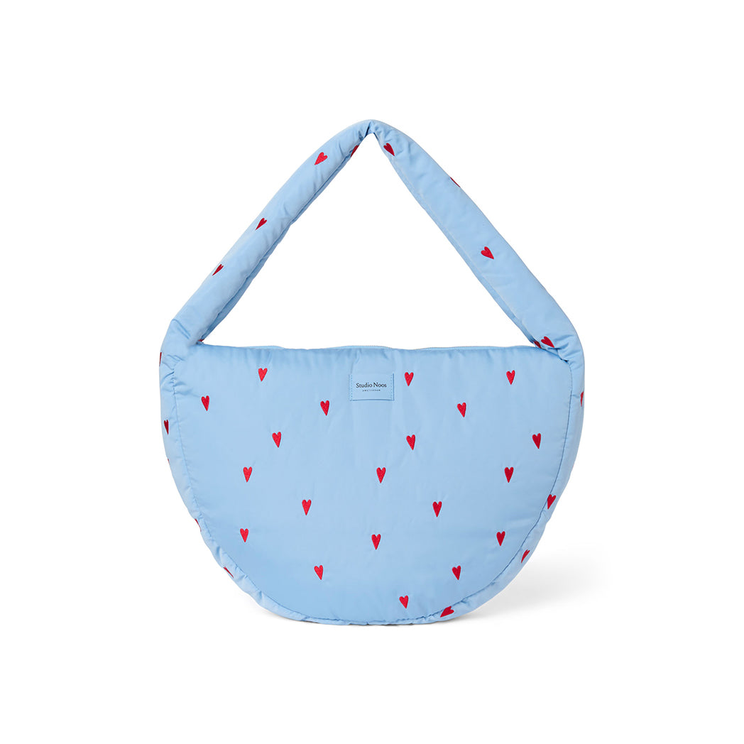 Studio Noos Frauen Cross Body Bag Puffy Light Blue Hearts bei Yay Kids