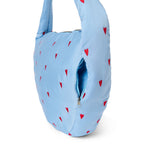 Studio Noos Frauen Cross Body Bag Puffy Light Blue Hearts bei Yay Kids