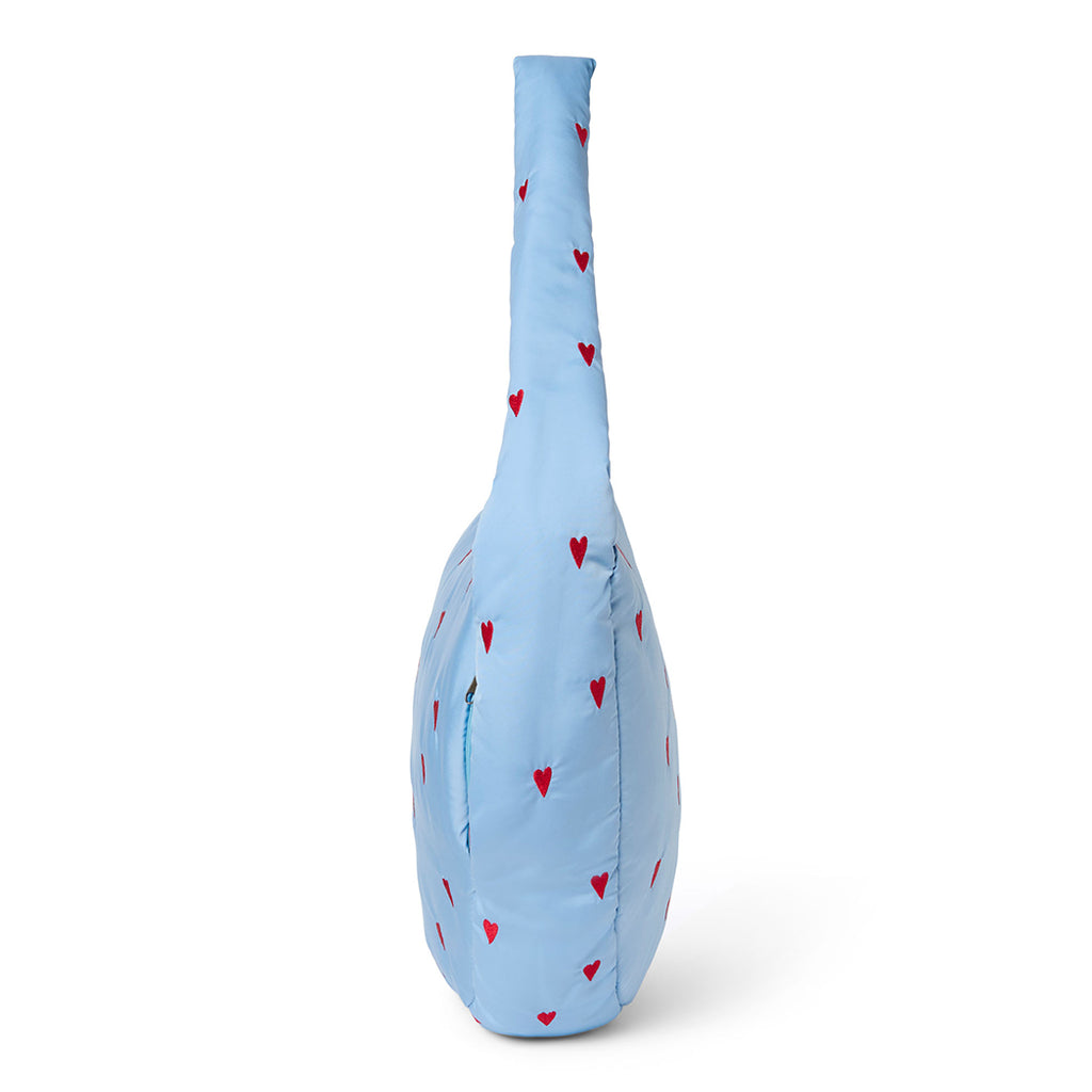 Studio Noos Frauen Cross Body Bag Puffy Light Blue Hearts bei Yay Kids