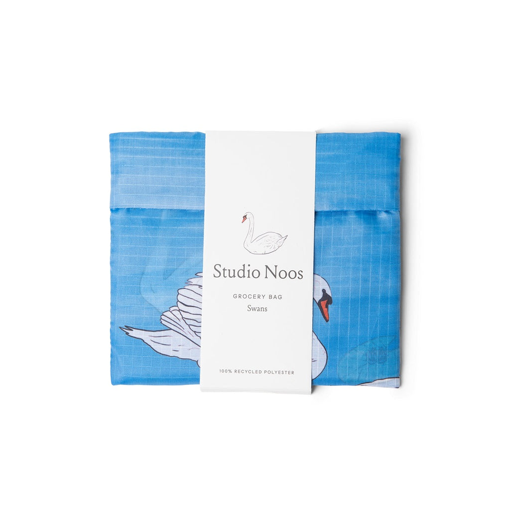 Studio Noos Einkaufstasche Grocery Bag Swan Blue bei Yay Kids