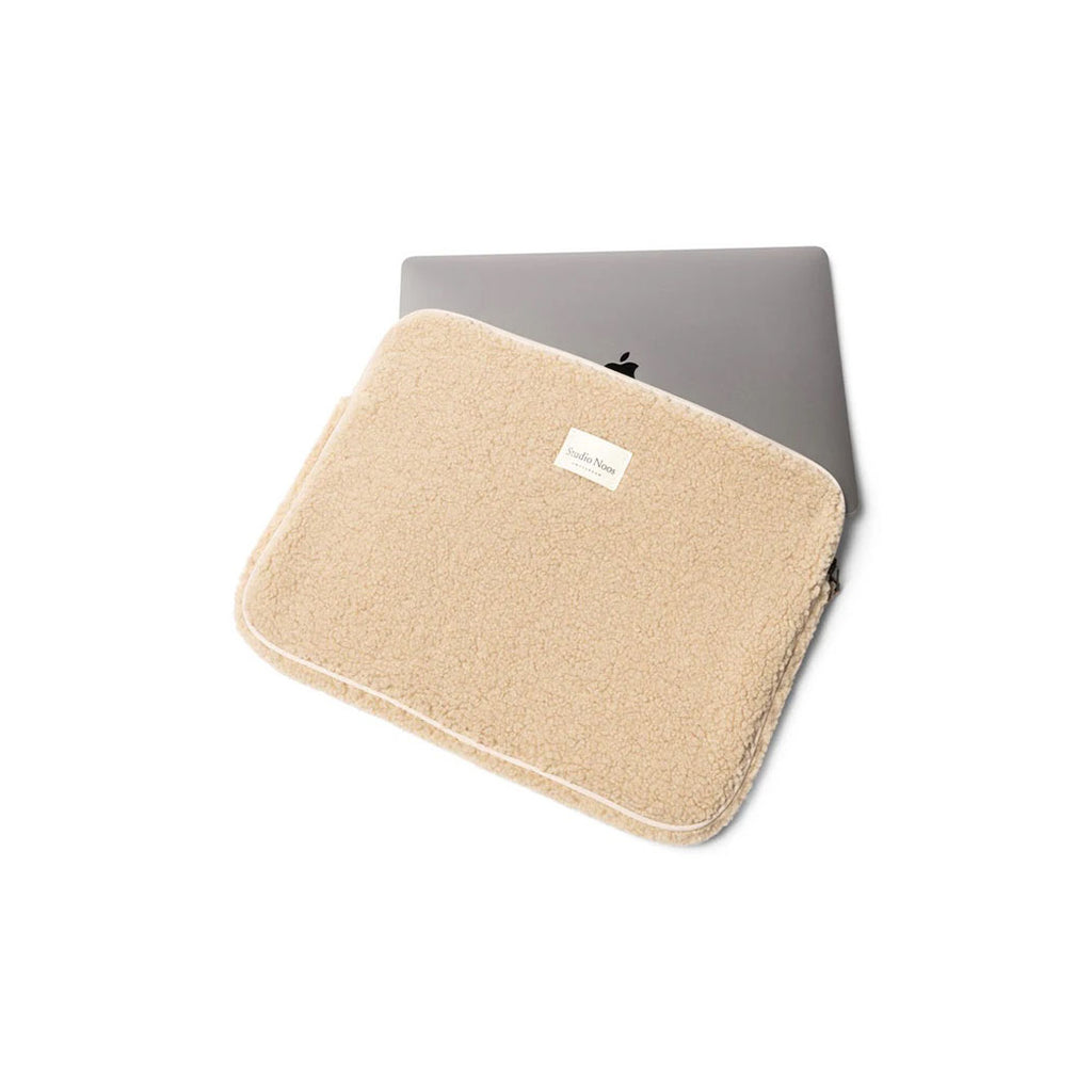 Studio Noos Teddy Laptop Tasche Ecru 15 Zoll bei Yay Kids