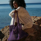 Studio Noos Mom-Bag Macramé Purple bei Yay Kids