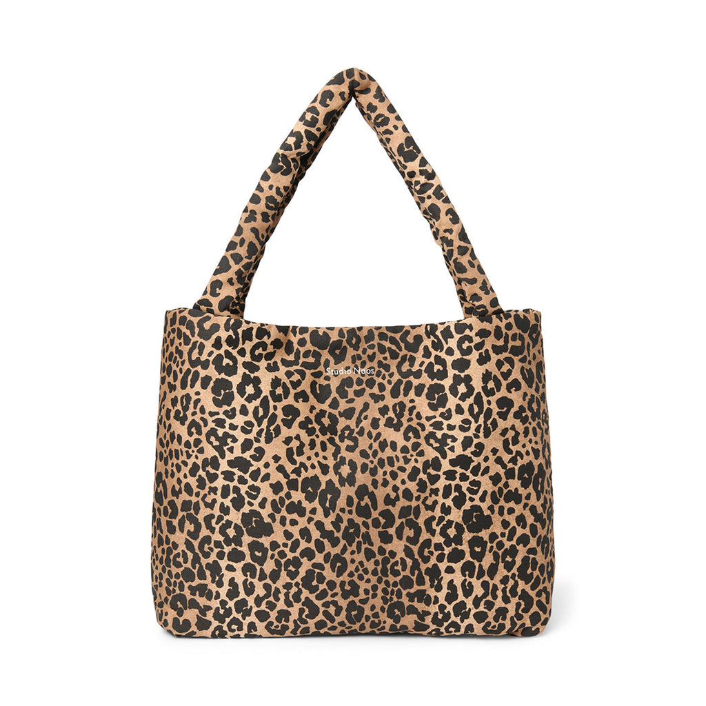 Studio Noos Tragetasche Mom Bag Soft Cotton Brown Leopard bei Yay Kids