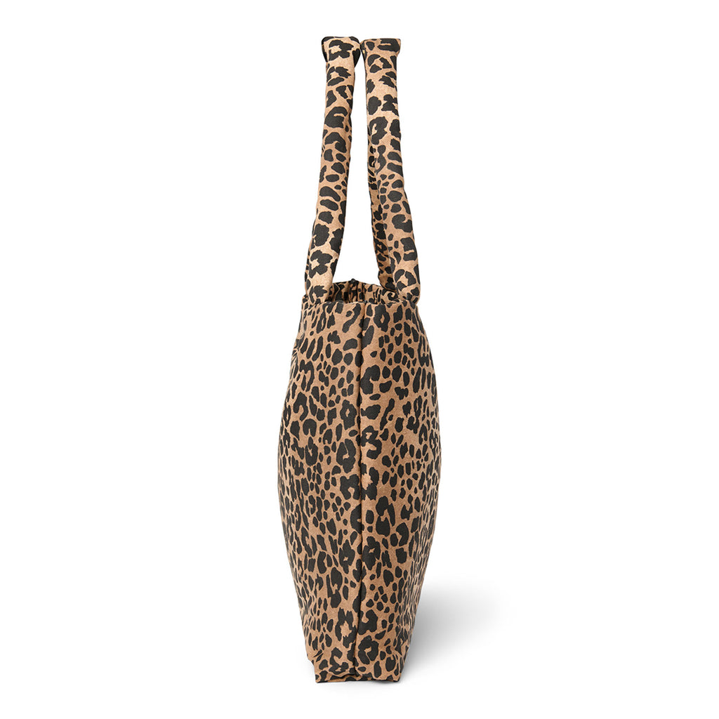 Studio Noos Tragetasche Mom Bag Soft Cotton Brown Leopard bei Yay Kids