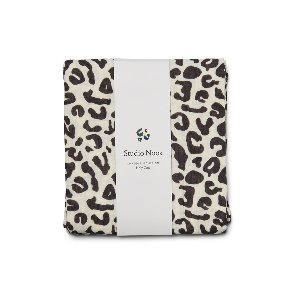 Studio Noos Mulltuch Holy Cow 120 x 120 cm bei Yay Kids