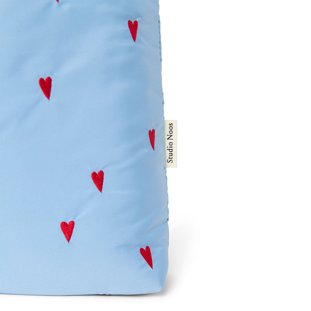 Studio Noos Tasche Mom Bag Puffy Light Blue Hearts bei Yay Kids