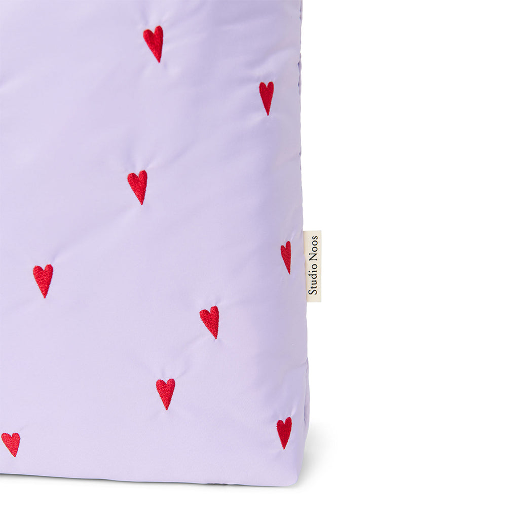 Studio Noos Tasche Mom Bag Puffy Purple Hearts bei Yay Kids
