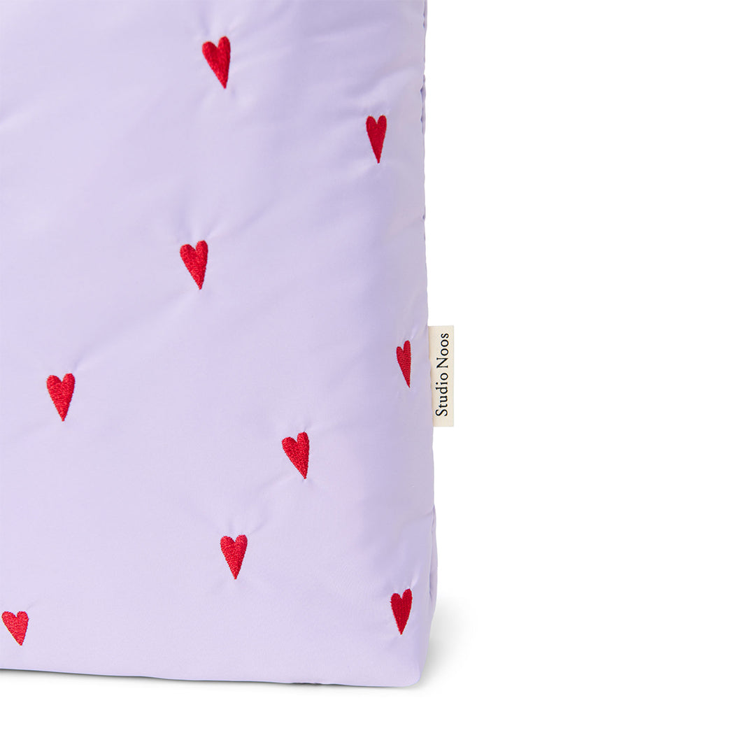 Studio Noos Tasche Mom Bag Puffy Purple Hearts bei Yay Kids