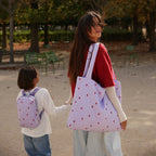 Studio Noos Tasche Mom Bag Puffy Purple Hearts bei Yay Kids