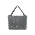 Studio Noos Wickeltasche "Diaper Bag" Grey Denim Hearts bei Yay Kids