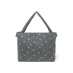 Studio Noos Wickeltasche "Diaper Bag" Grey Denim Hearts bei Yay Kids