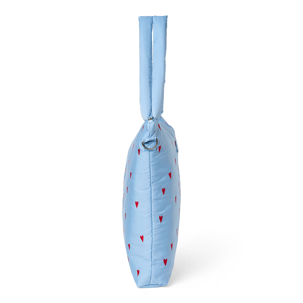 Studio Noos Wickeltasche Puffy Light Blue Hearts bei Yay Kids