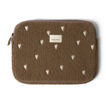 Teddy Hearts Laptop Sleeve Brown 13 Inch