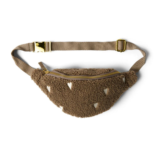 Studio Noos Kinder Tasche Mini Fanny Pack Hearts Brown bei Yay Kids