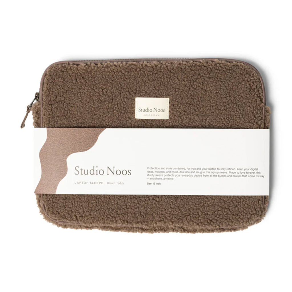 Studio Noos Teddy Laptop Tasche Brown bei Yay Kids