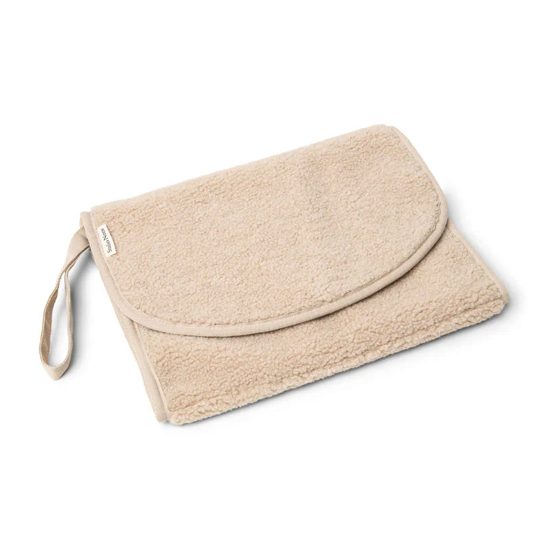 Changing Mat Chunky Teddy Ecru Plus