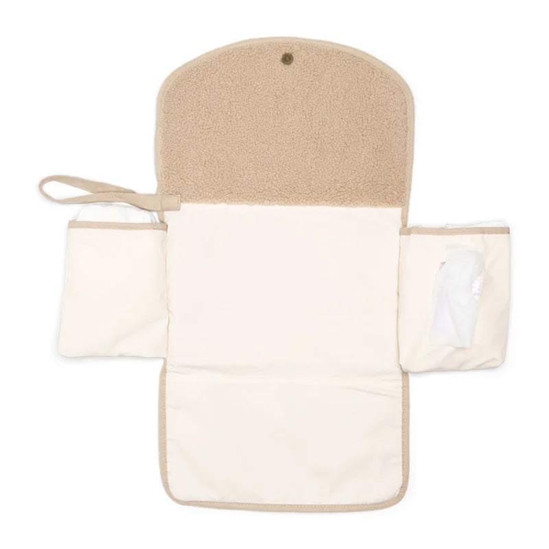Changing Mat Chunky Teddy Ecru Plus