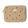 Studio Noos Teddy Laptop Tasche Hearts Ecru bei Yay Kids
