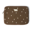 Studio Noos Teddy Hearts Laptop Sleeve Brown 15 Inch bei Yay Kids