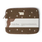 Studio Noos Teddy Hearts Laptop Sleeve Brown 15 Inch bei Yay Kids