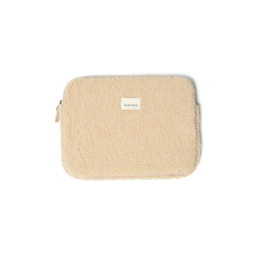 Studio Noos Teddy Laptop Tasche Ecru bei Yay Kids
