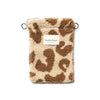 Phone Bag Chunky Leopard Ecru Teddy