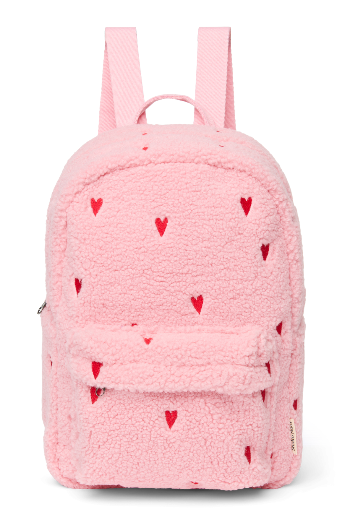 Midi Rucksack Light Pink Hearts Teddy