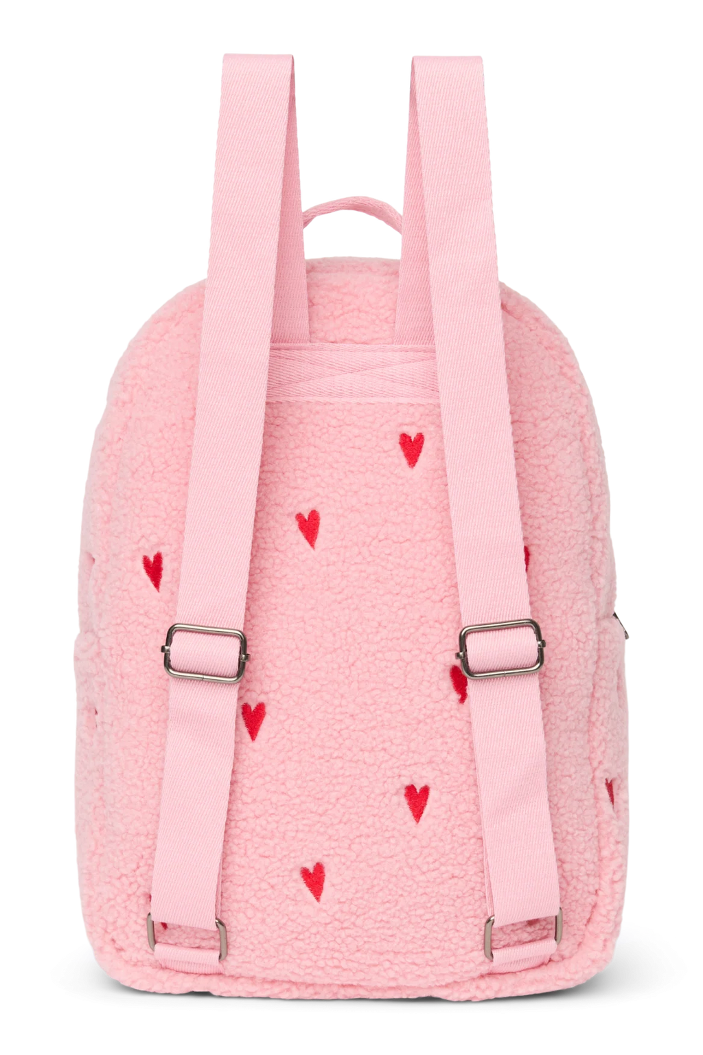 Midi Rucksack Light Pink Hearts Teddy