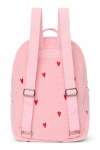 Midi Rucksack Light Pink Hearts Teddy