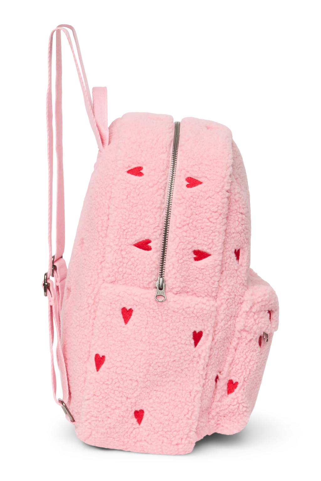 Midi Rucksack Light Pink Hearts Teddy