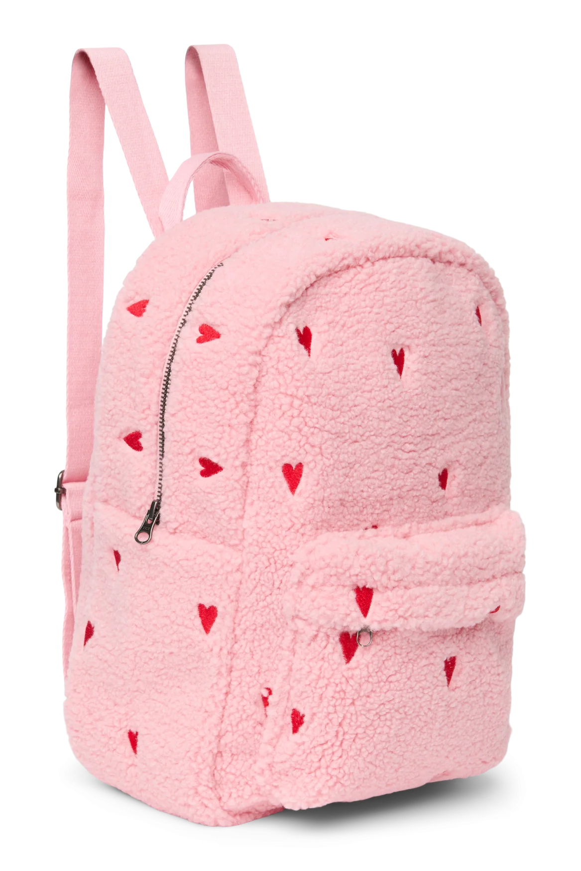 Midi Rucksack Light Pink Hearts Teddy